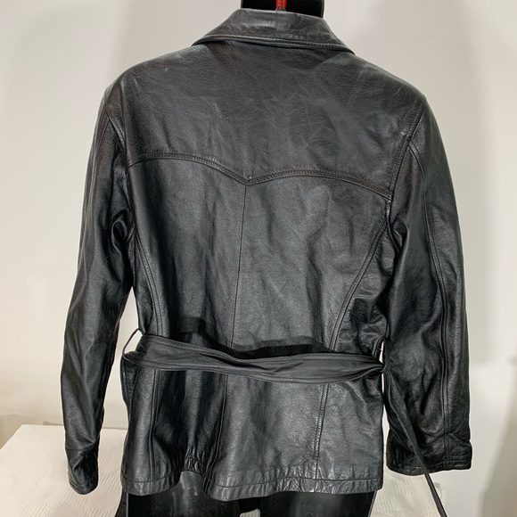 Wilson’s black leather jacket women’s size M - Picture 2 of 8